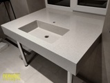 Hi-Macs G112 Caramel Granite Столешница для ванной комнаты с интегрированной раковиной из искусствен